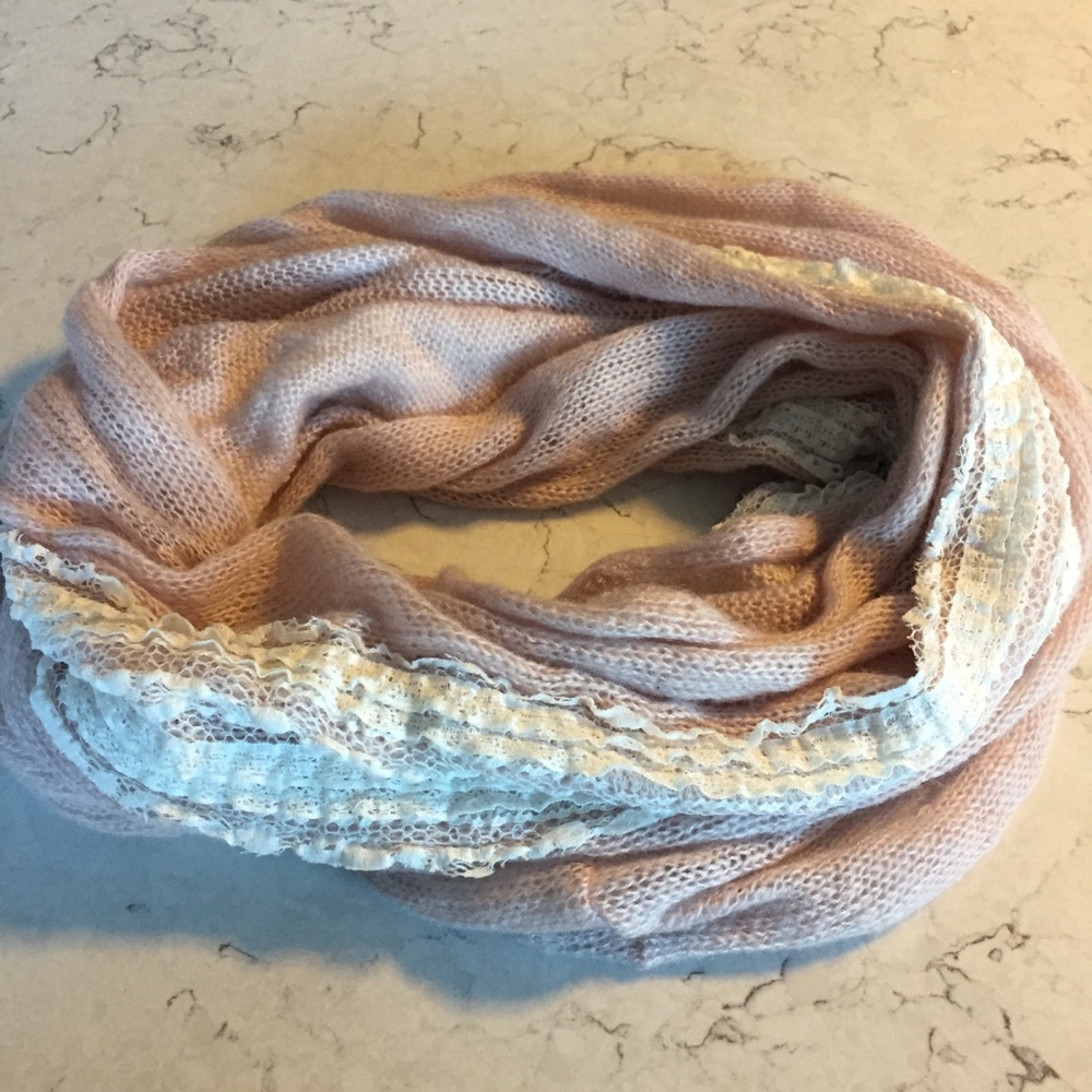 Blush & Lace Infinity Scarf